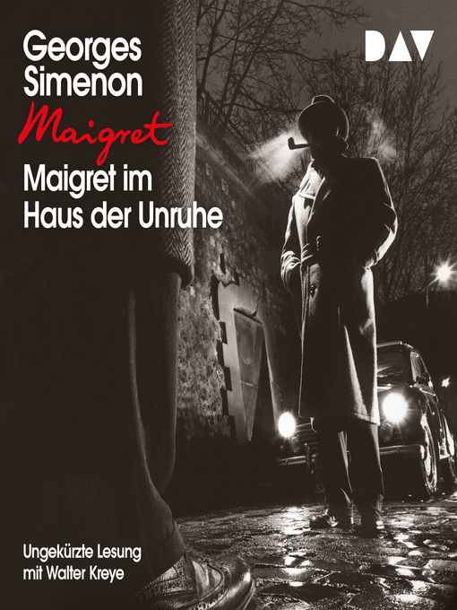 Cover image for Maigret im Haus der Unruhe